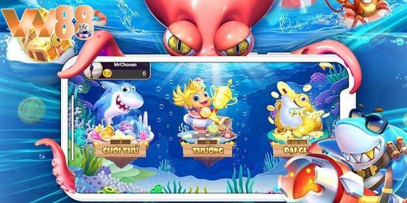 Sảnh bắn cá cổ điển là một trong những sảnh được yeu thích nhất